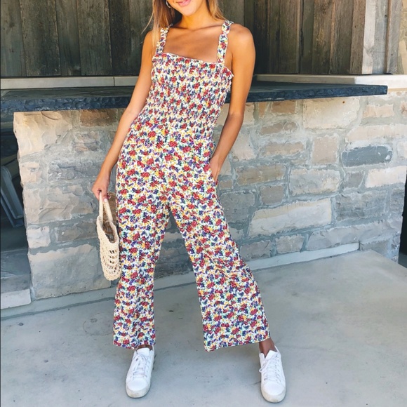 Faithfull the Brand Pants - FAITHFULL THE BRAND Bernard Jumpsuit - Lumina Flor